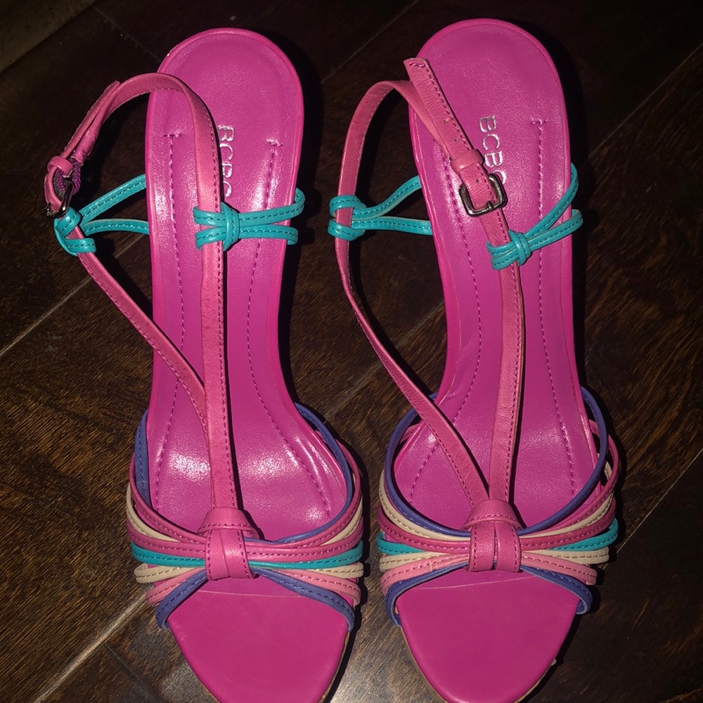 BCBGeneration Multi-colored Santos Sandals
